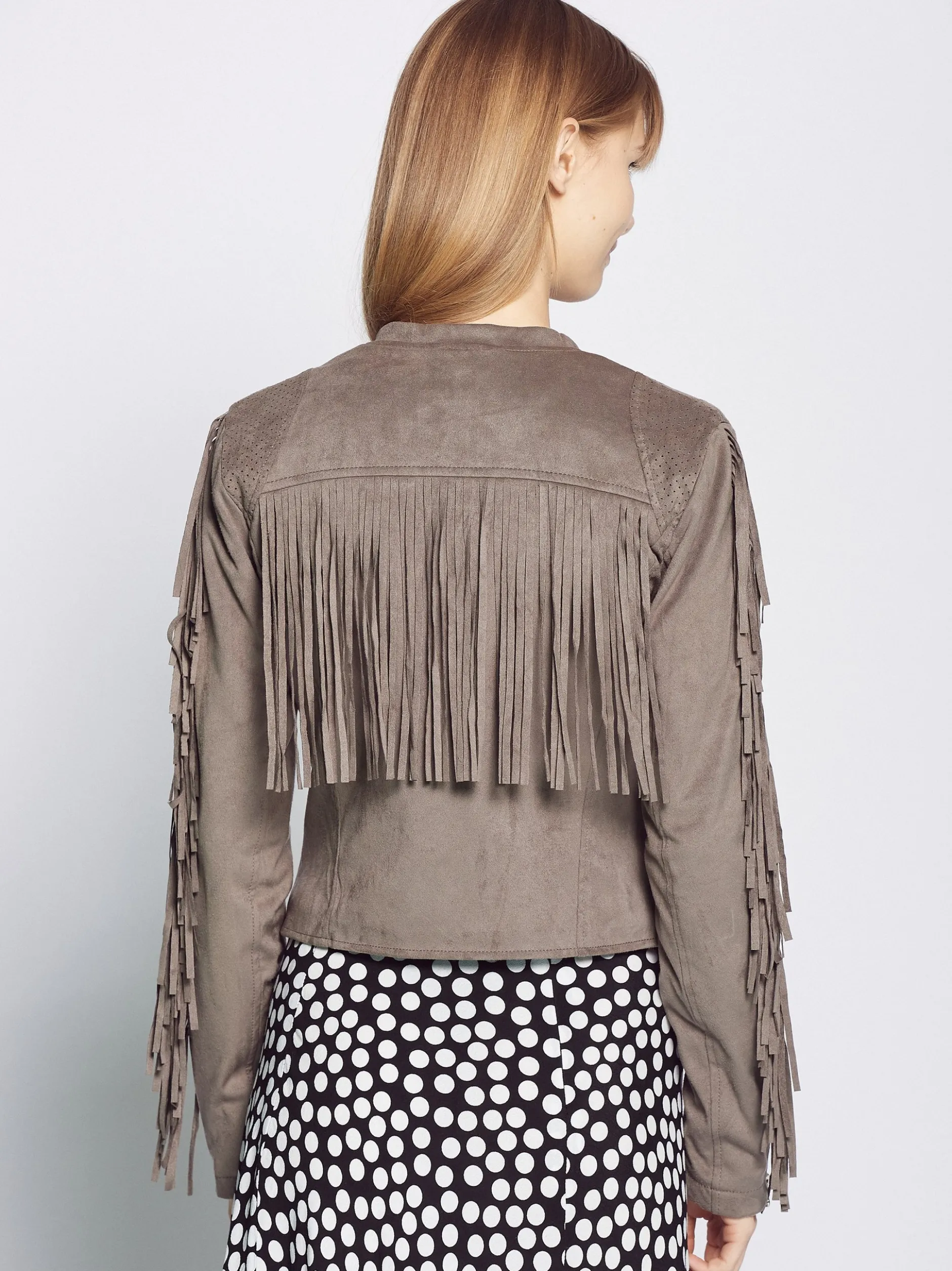 Maze Damen Jacke in grau