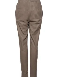 Maze Damen Lederhose in taupe