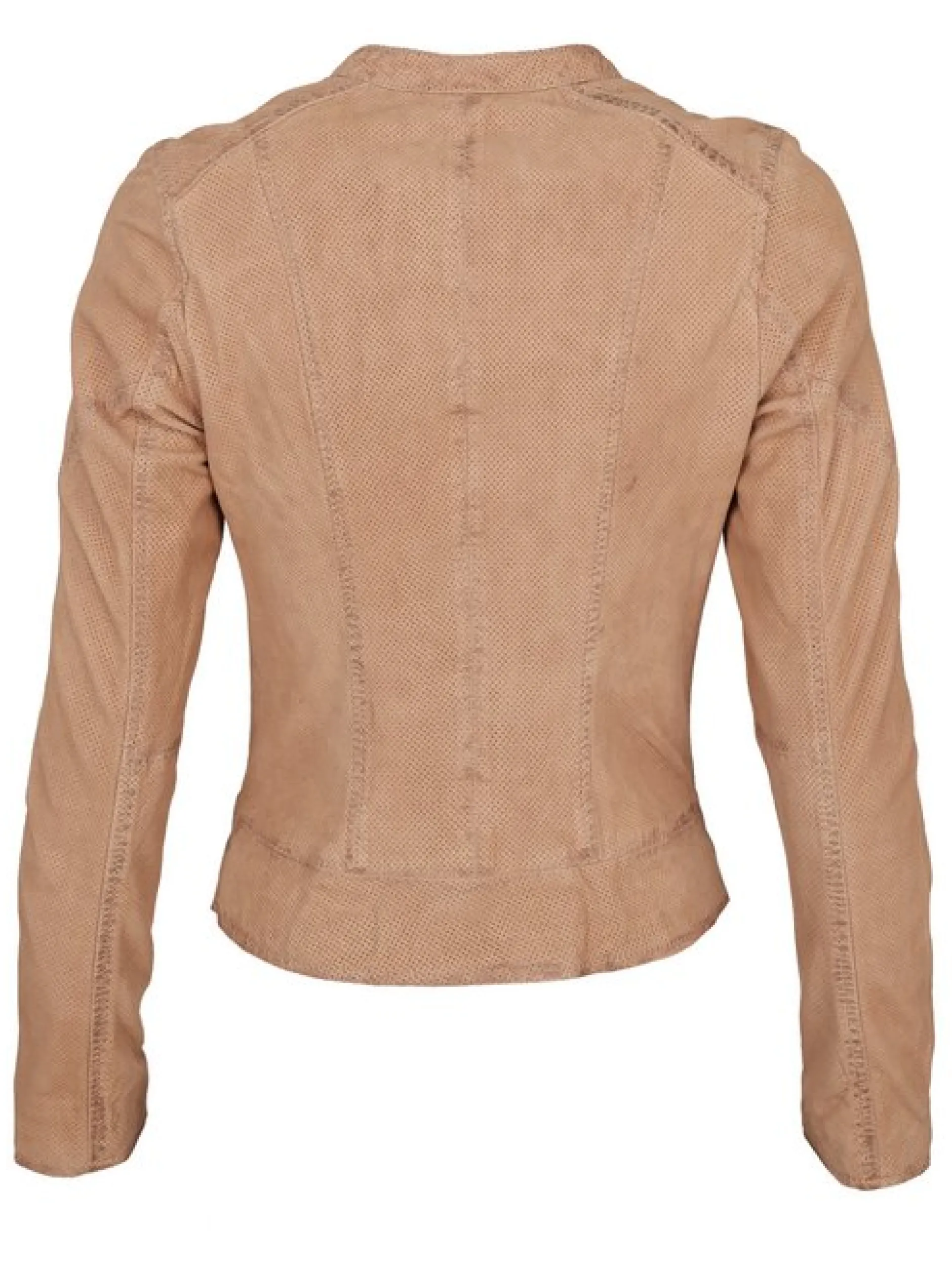Maze Damen Lederjacke in beige