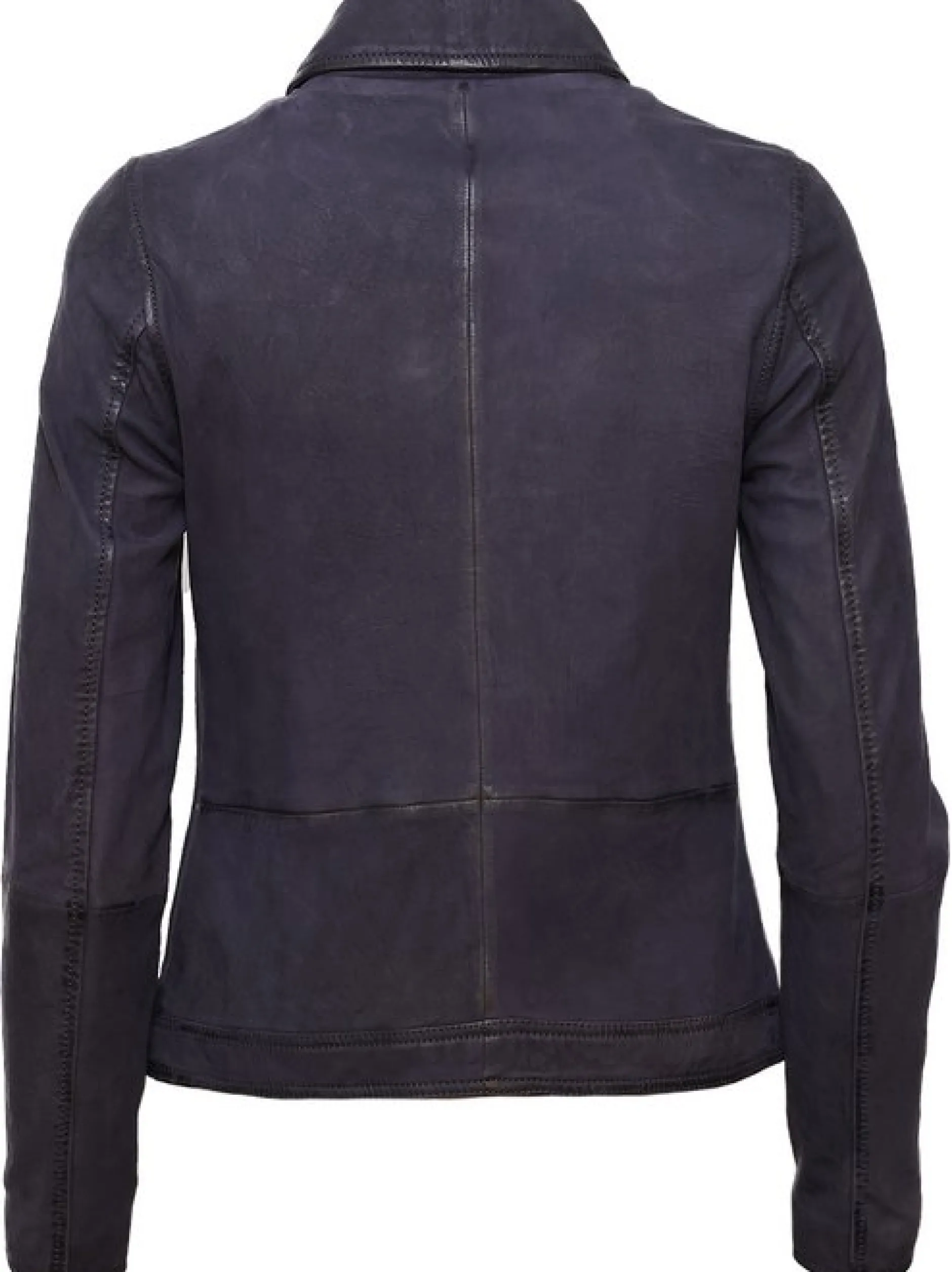 Maze Damen Lederjacke in blau