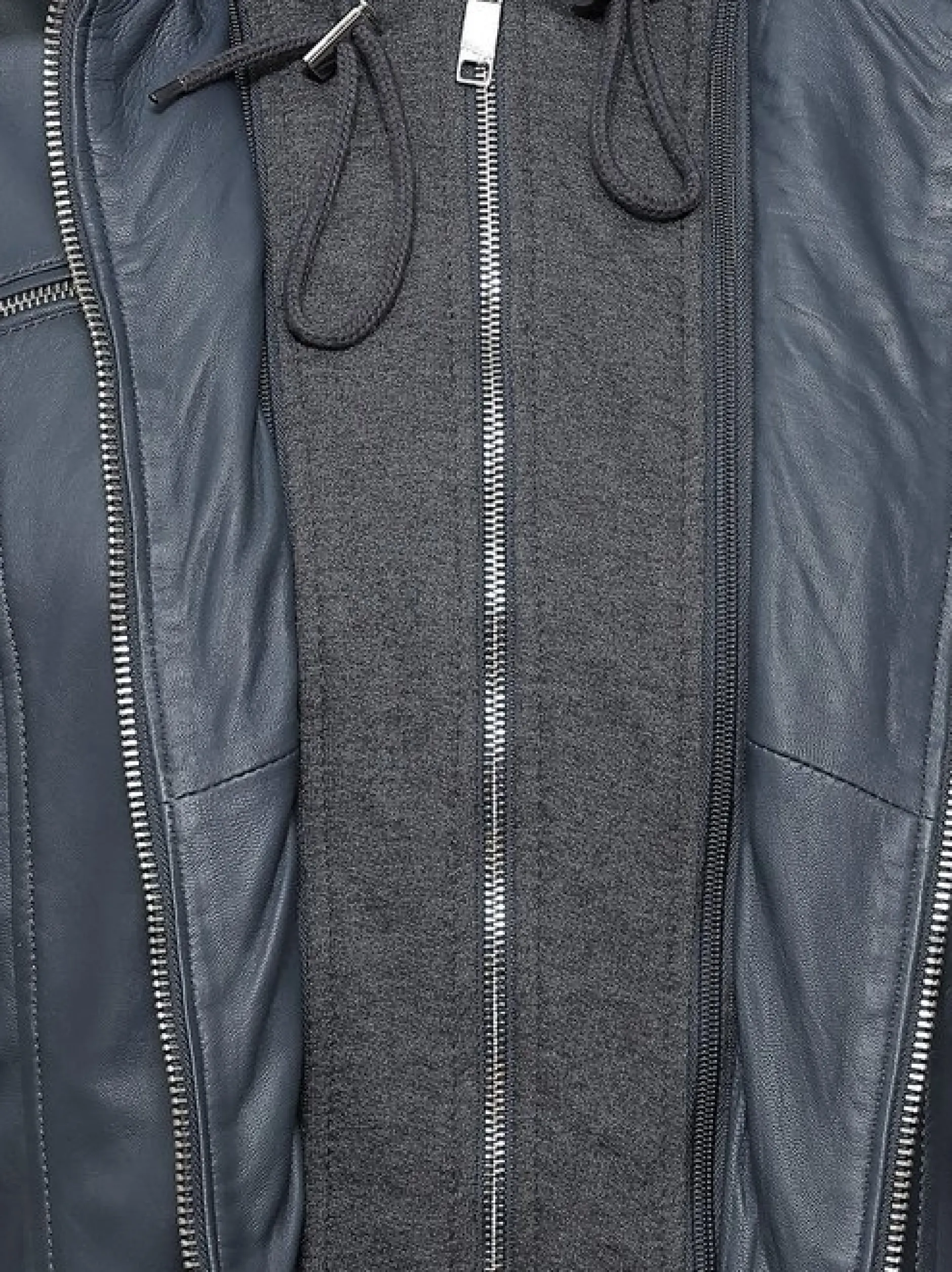 Maze Damen Lederjacke in blau