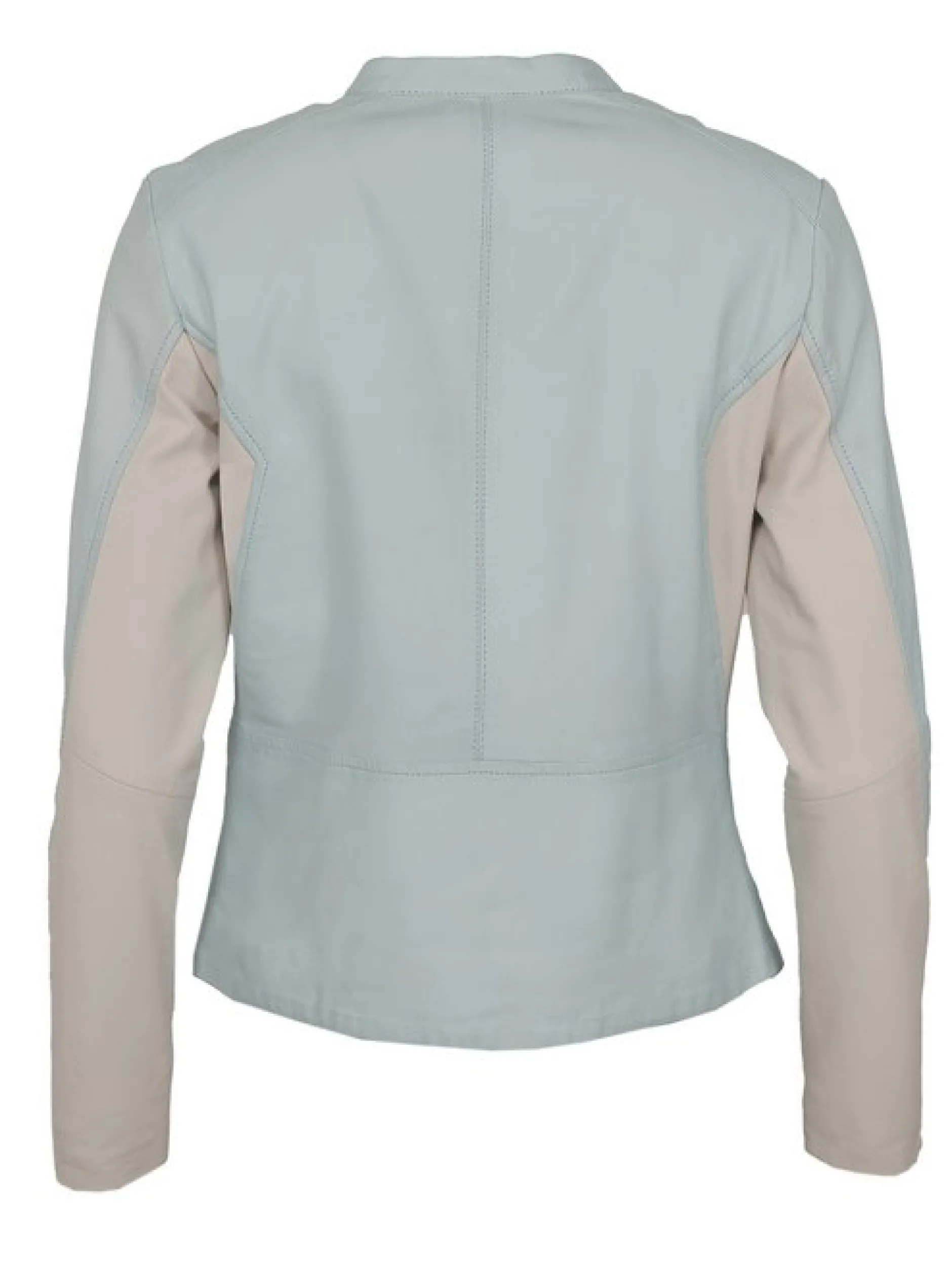 Maze Damen Lederjacke in blau