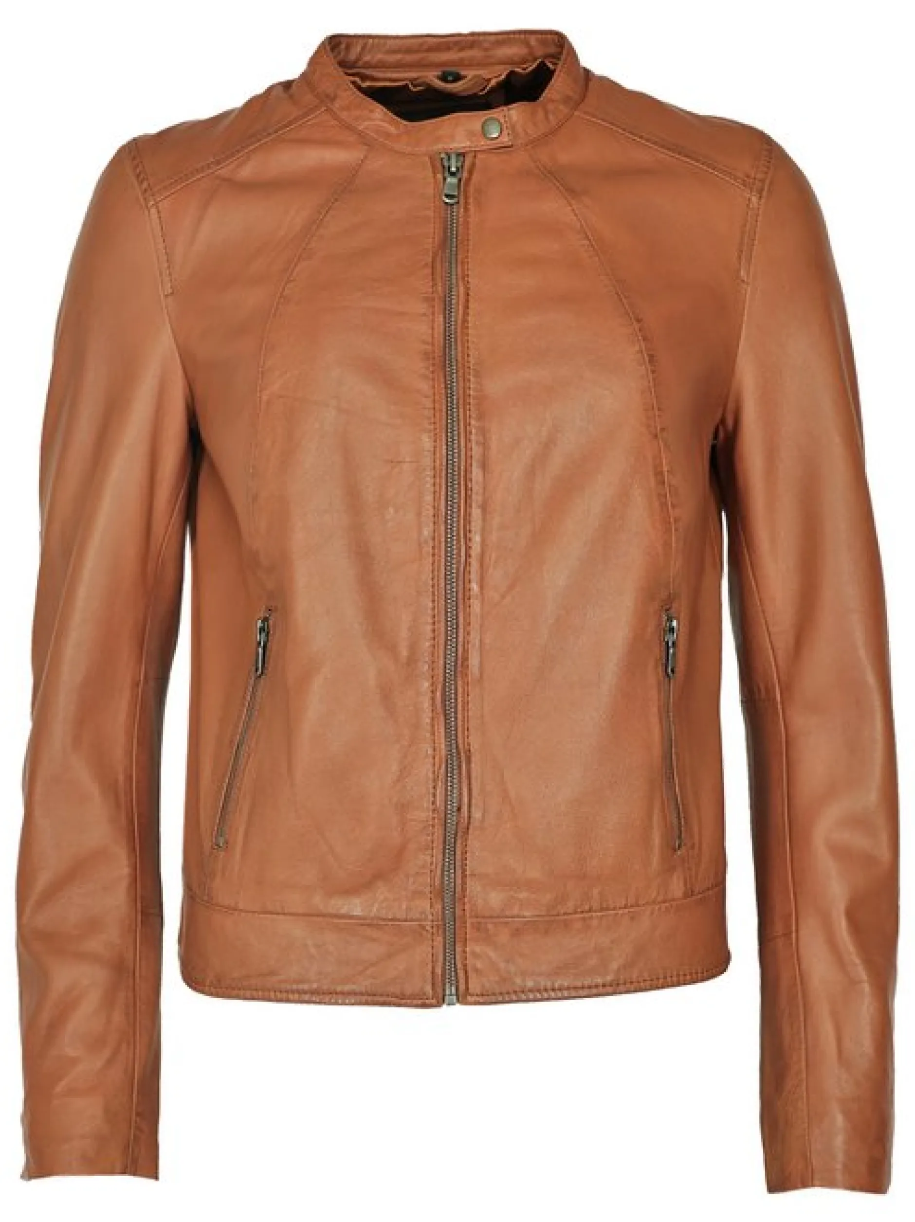 Maze Damen Lederjacke in cognac