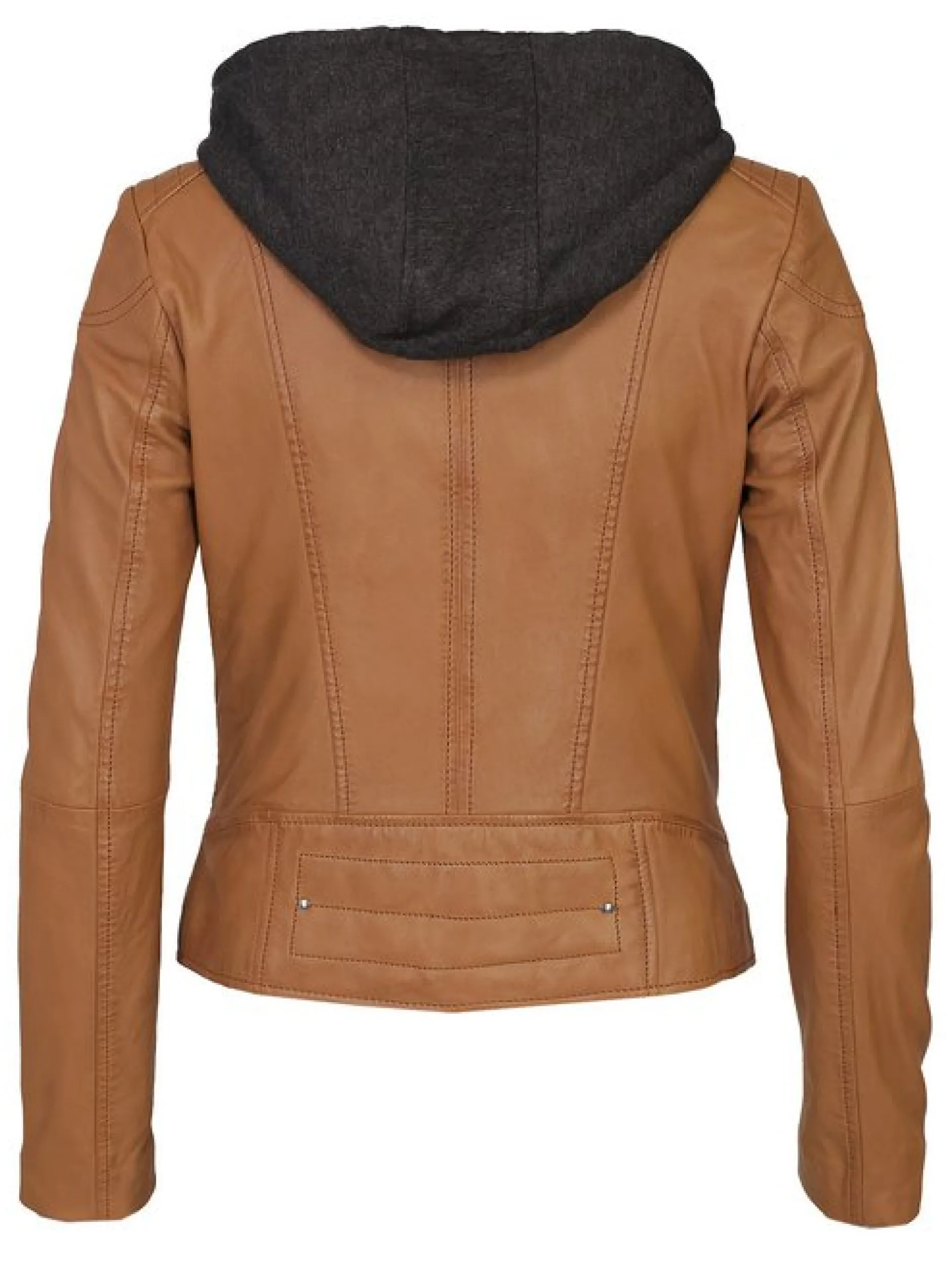Maze Damen Lederjacke in cognac