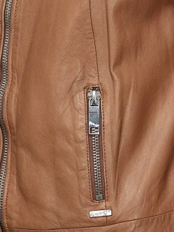 Maze Damen Lederjacke in cognac