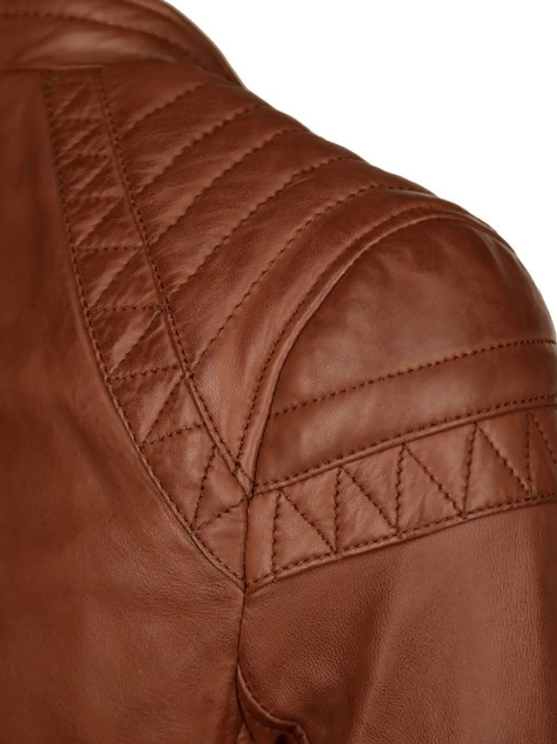 Maze Damen Lederjacke in cognac