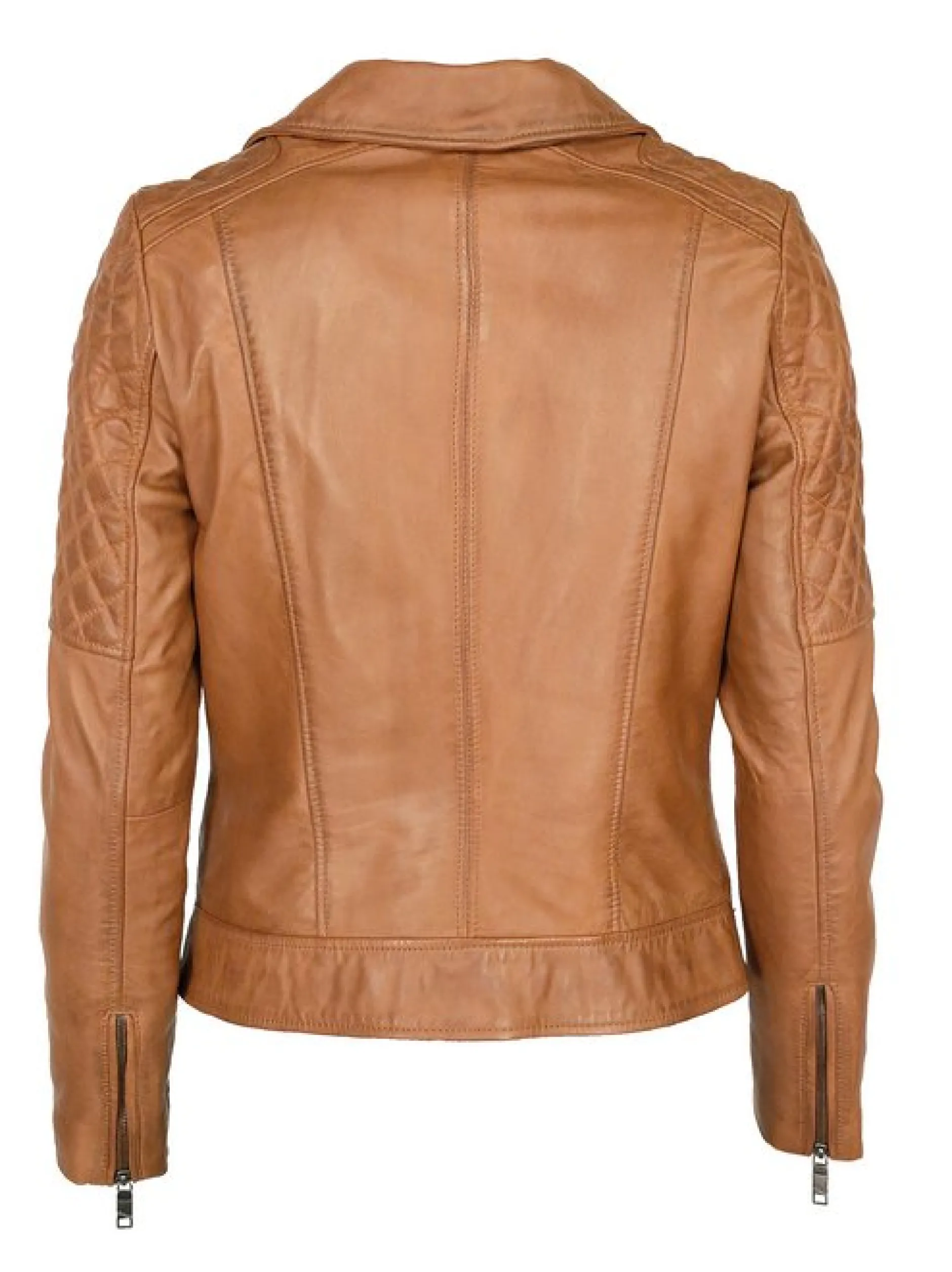 Maze Damen Lederjacke in cognac