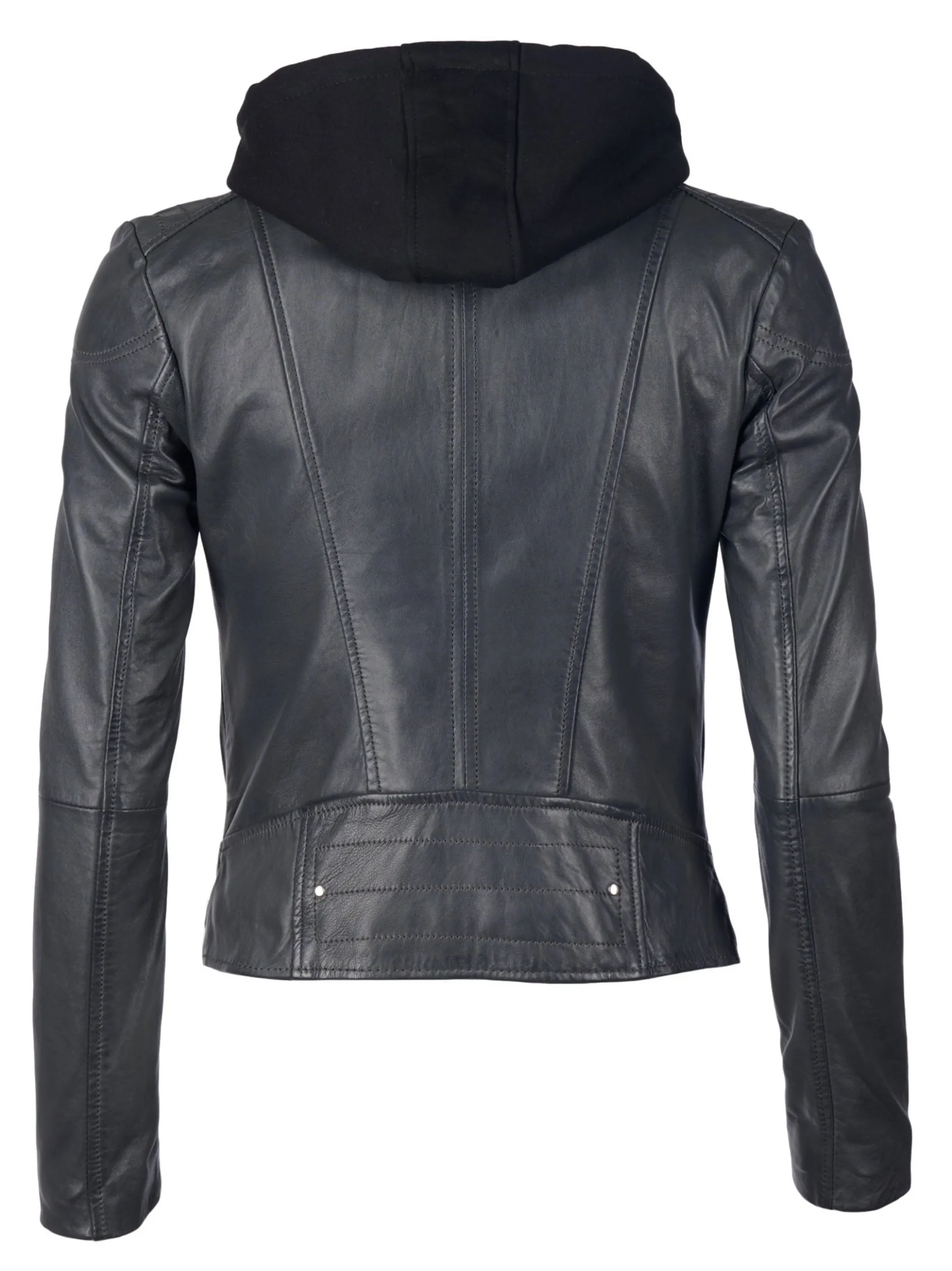 Maze Damen Lederjacke in grün