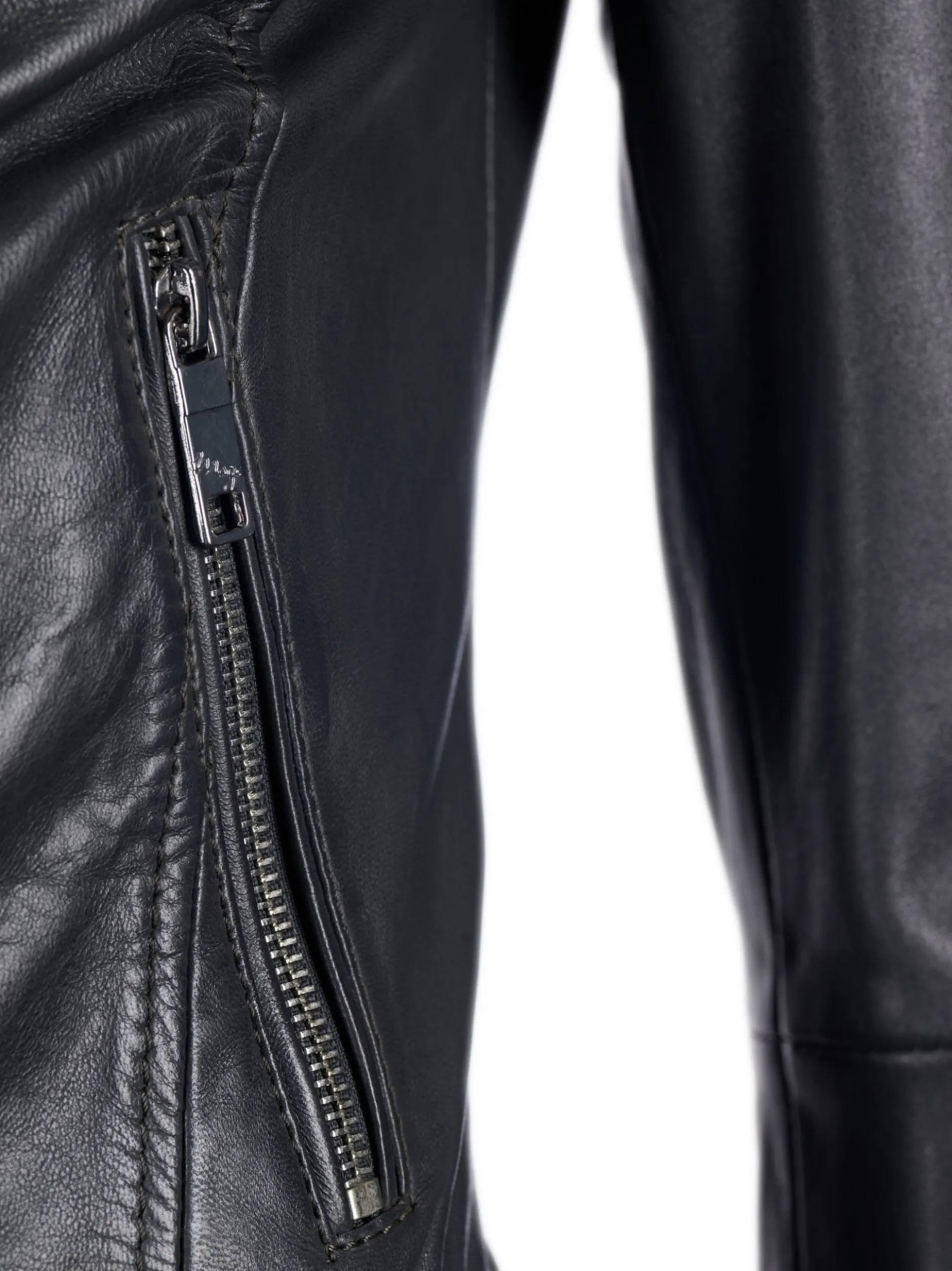 Maze Damen Lederjacke in grün