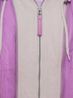 Maze Damen Lederjacke in lila