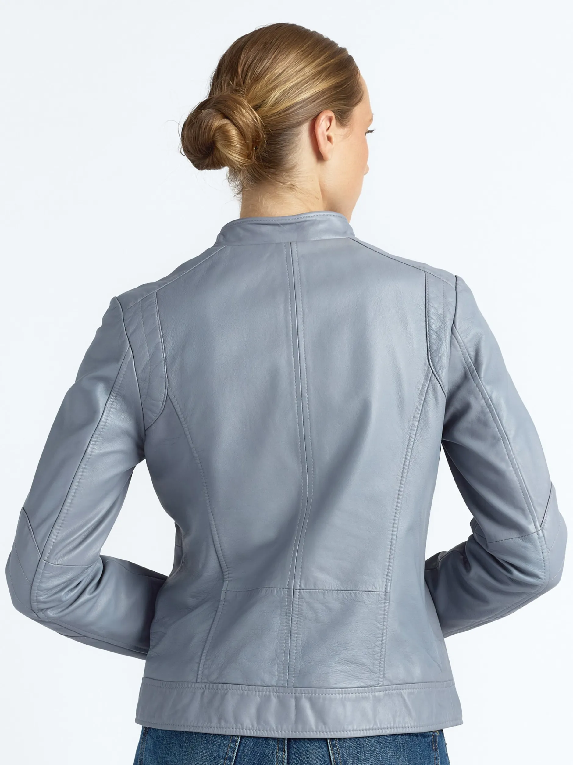 Maze Damen Lederjacke in lila