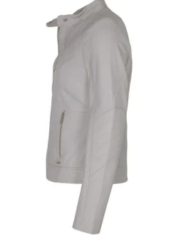 Maze Damen Lederjacke in lila