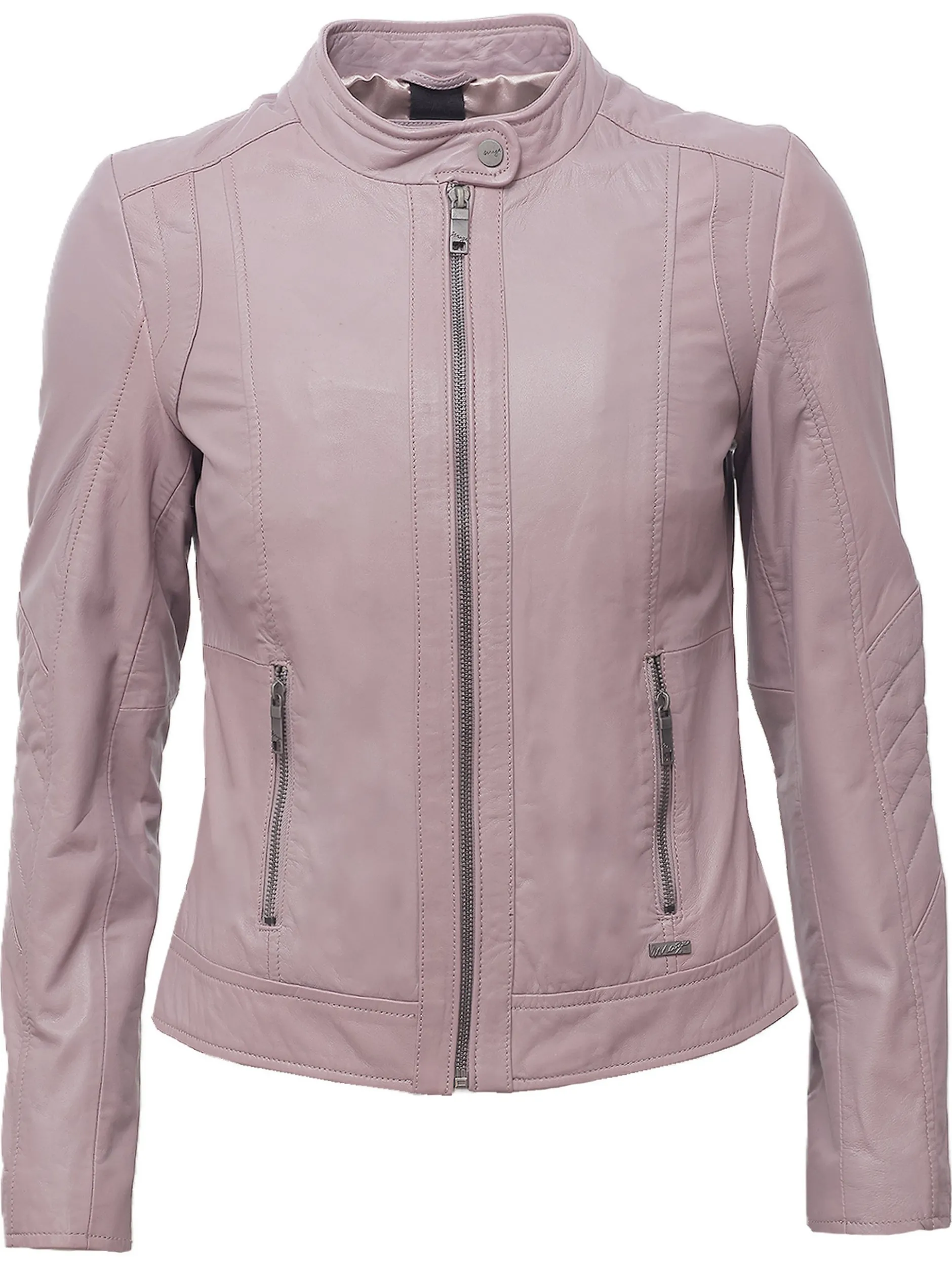 Maze Damen Lederjacke in rosa