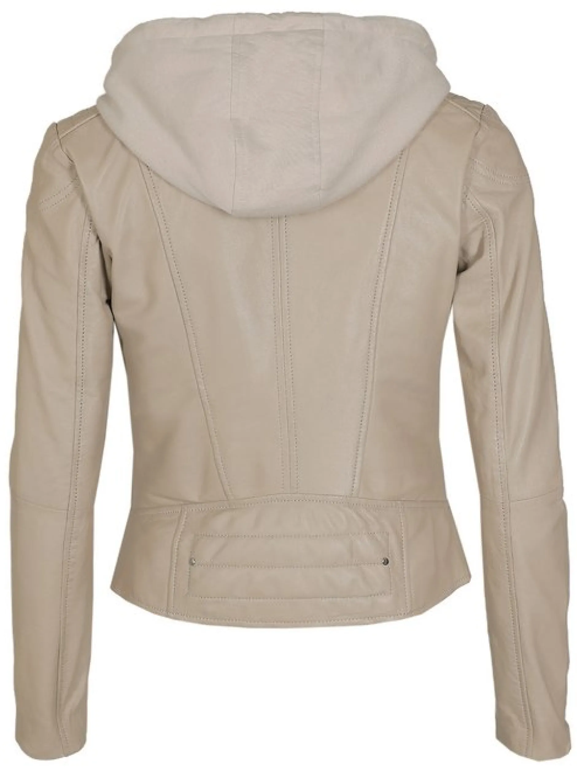 Maze Damen Lederjacke in sand