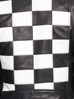 Maze Damen Lederjacke in schwarz