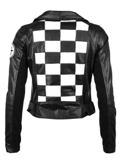 Maze Damen Lederjacke in schwarz