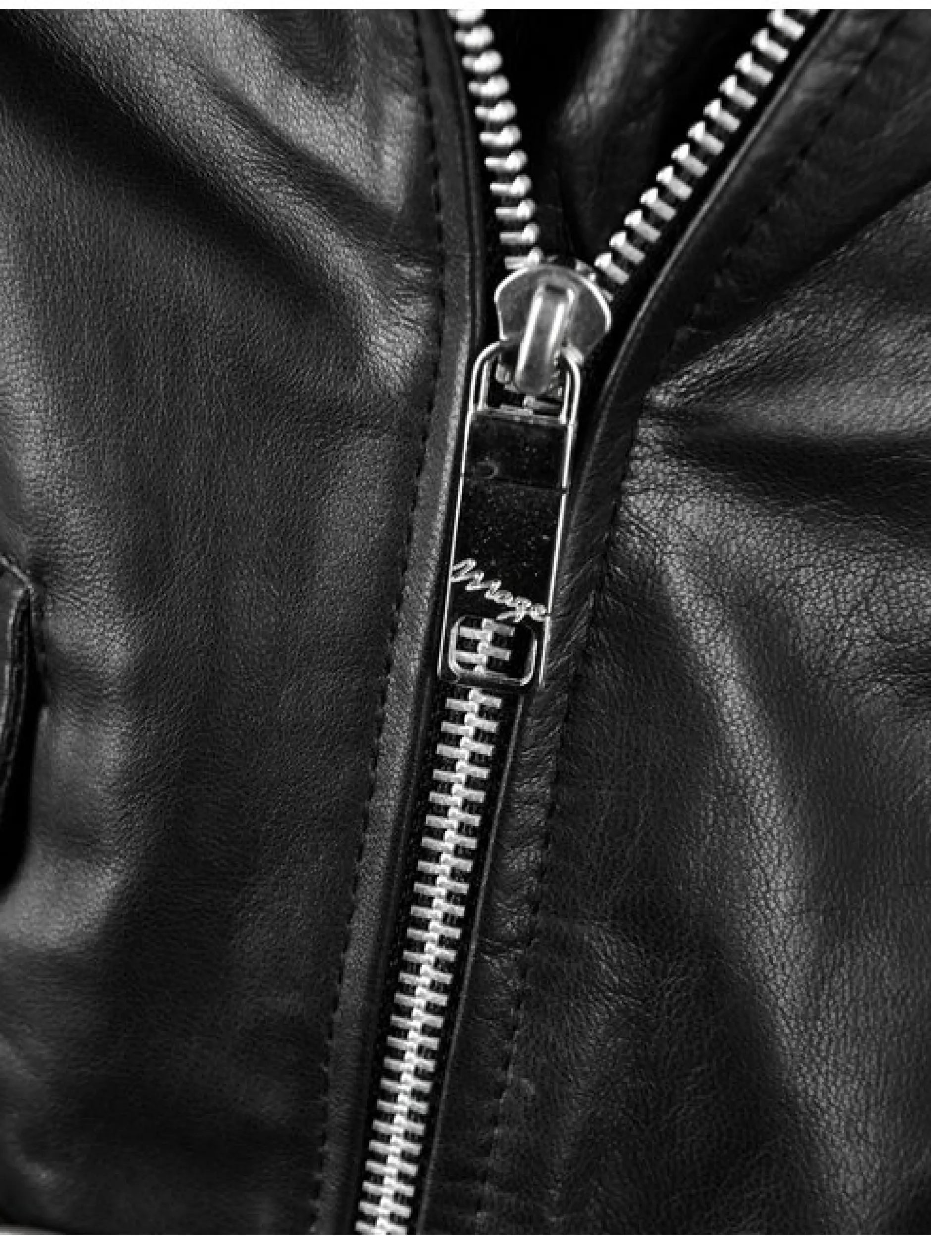 Maze Damen Lederjacke in schwarz