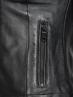 Maze Damen Lederjacke in schwarz