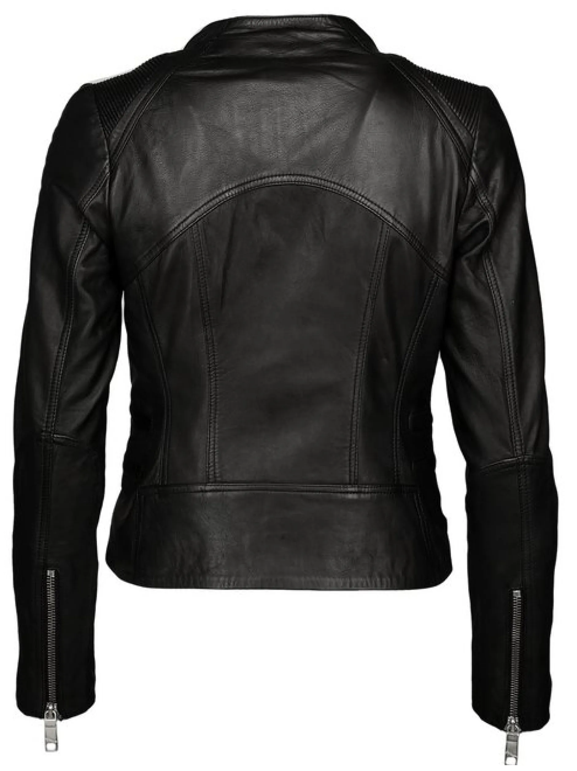 Maze Damen Lederjacke in schwarz