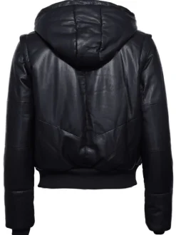 Maze Damen Lederjacke in schwarz
