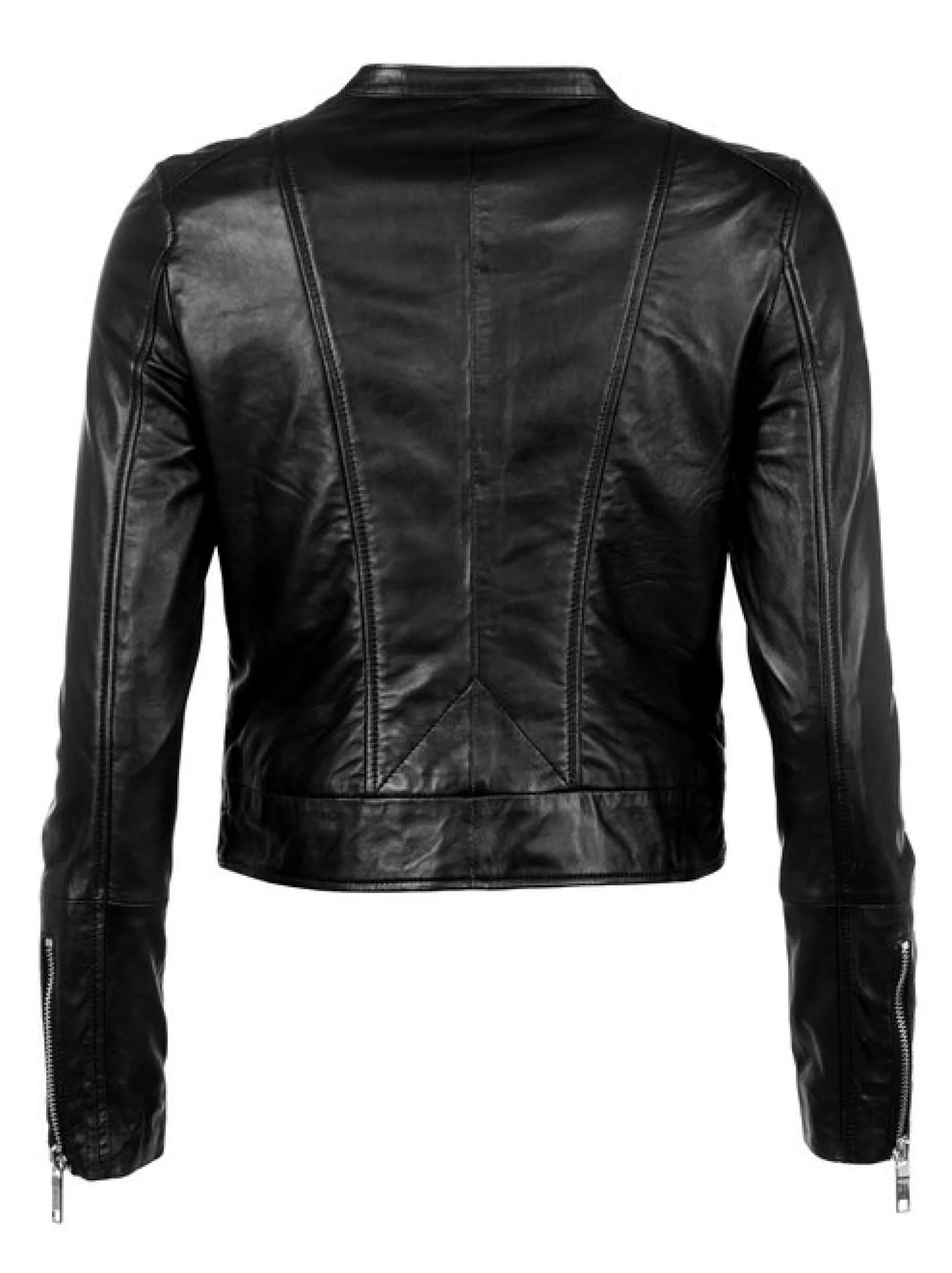 Maze Damen Lederjacke in schwarz