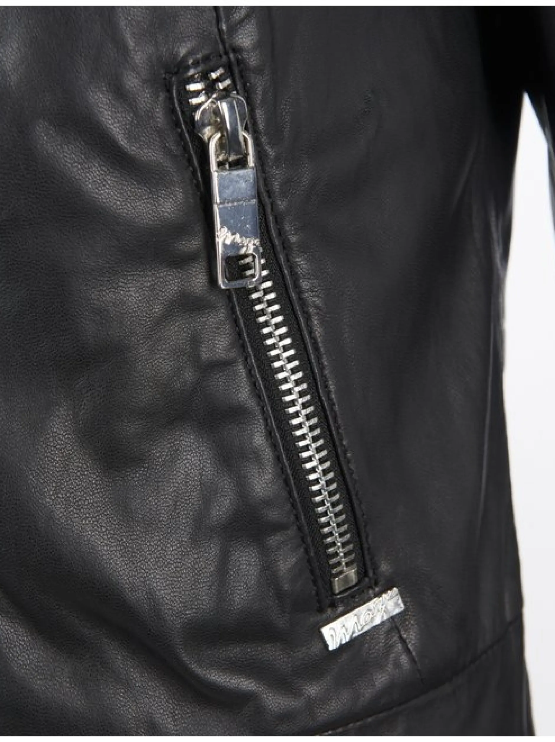 Maze Damen Lederjacke in schwarz