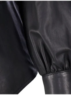 Maze Damen Lederjacke in schwarz