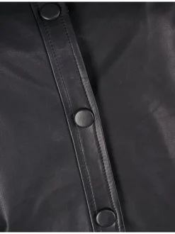 Maze Damen Lederjacke in schwarz