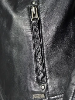 Maze Damen Lederjacke in schwarz