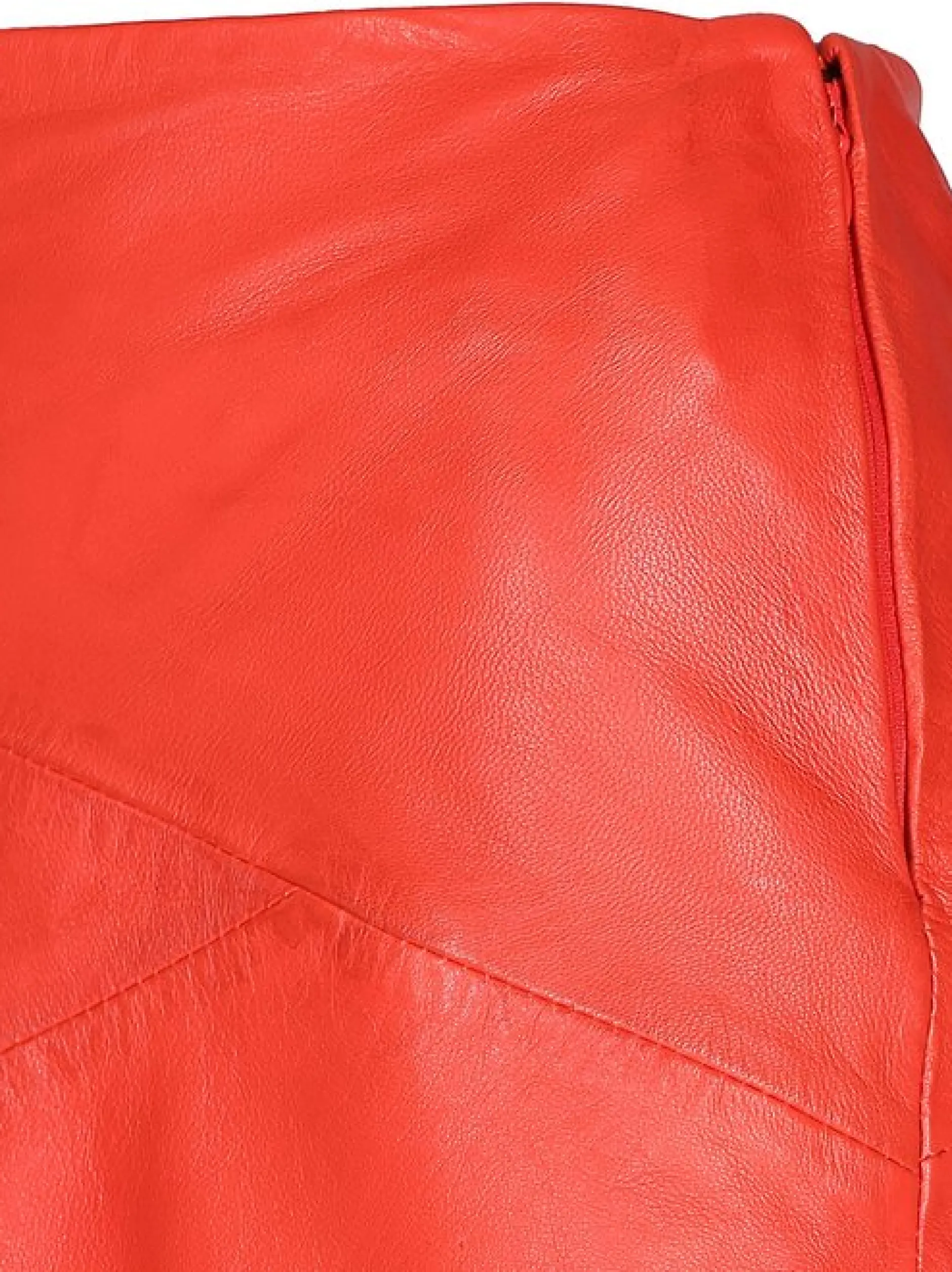 Maze Damen Lederrock in rot