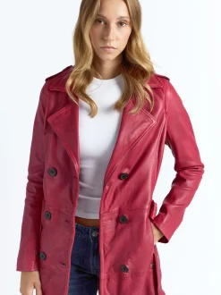 Maze Damen Mantel in rot