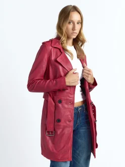 Maze Damen Mantel in rot