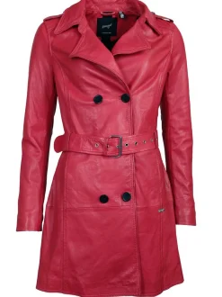 Maze Damen Mantel in rot