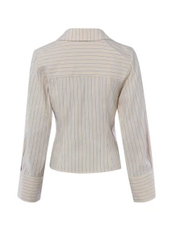 mbyM Damen Hemdbluse - Gerri in beige marine