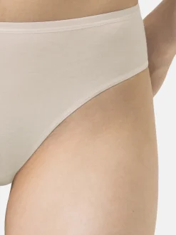 Mey Damen American-Pants im 3er-Pack in beige