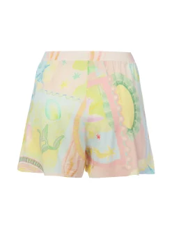 Mey Damen Pyjama-Shorts in beige mehrfarbig