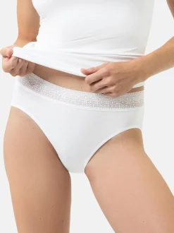 Mey Damen Slip im 5er-Pack in weiß