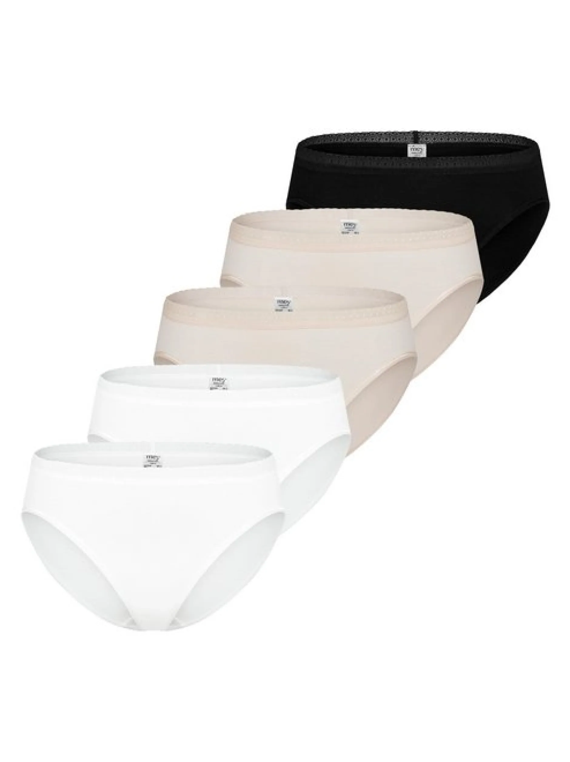 Mey Damen Slips im 5er-Pack in mehrfarbig
