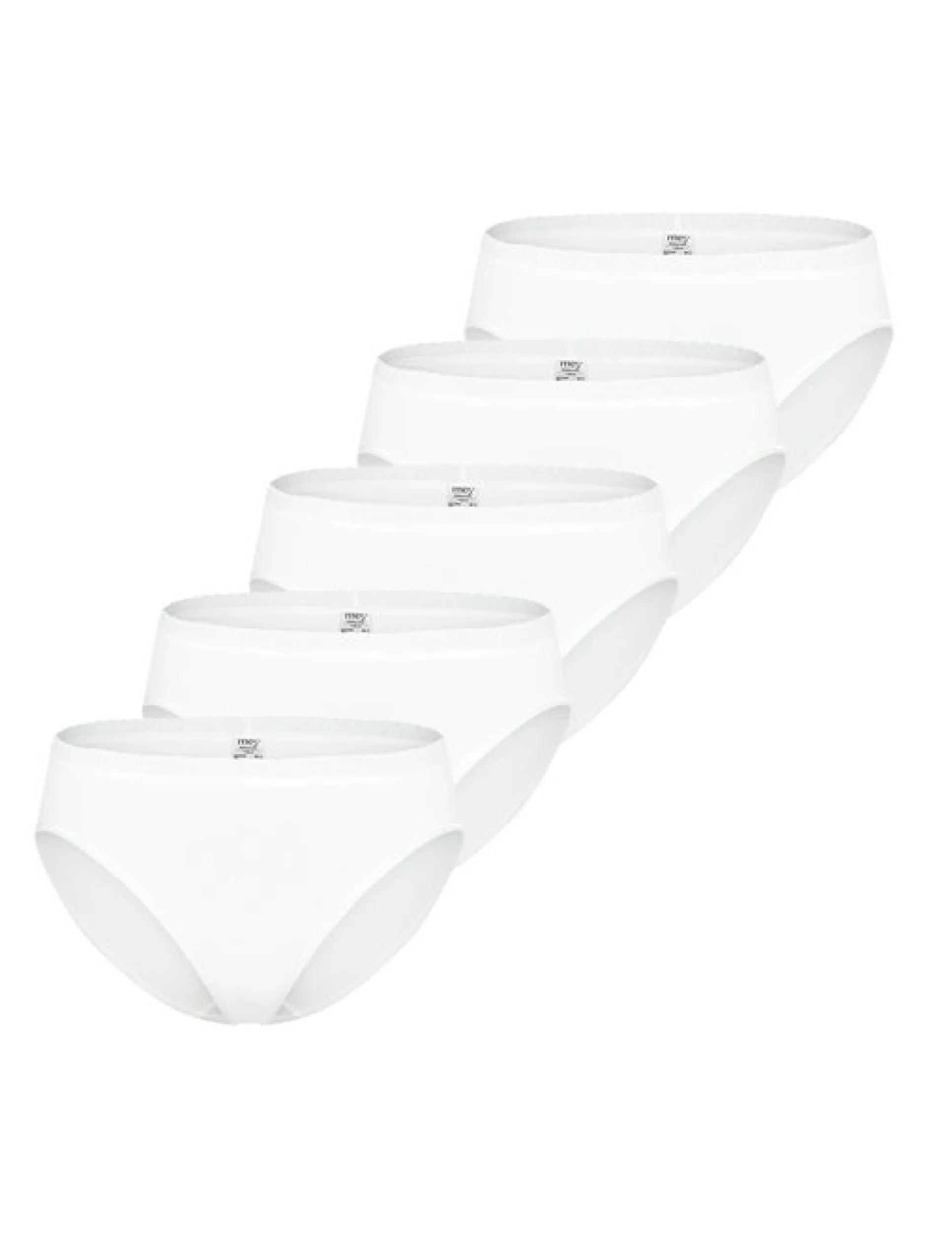 Mey Damen Slips im 5er-Pack in weiß