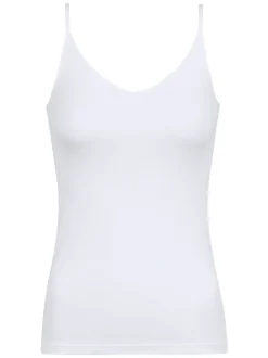 Mey Damen Spaghetti Top - 2er Pack Pure Sense in weiß