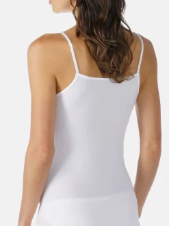 Mey Damen Spaghetti Top - Organic in weiß