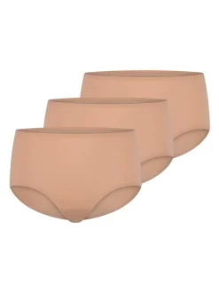 Mey Damen Taillen Slip - 3er Pack Simply Better Invisibles in braun