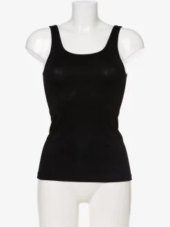 Mey Damen Top in schwarz - Ausschnitt: Rundhals