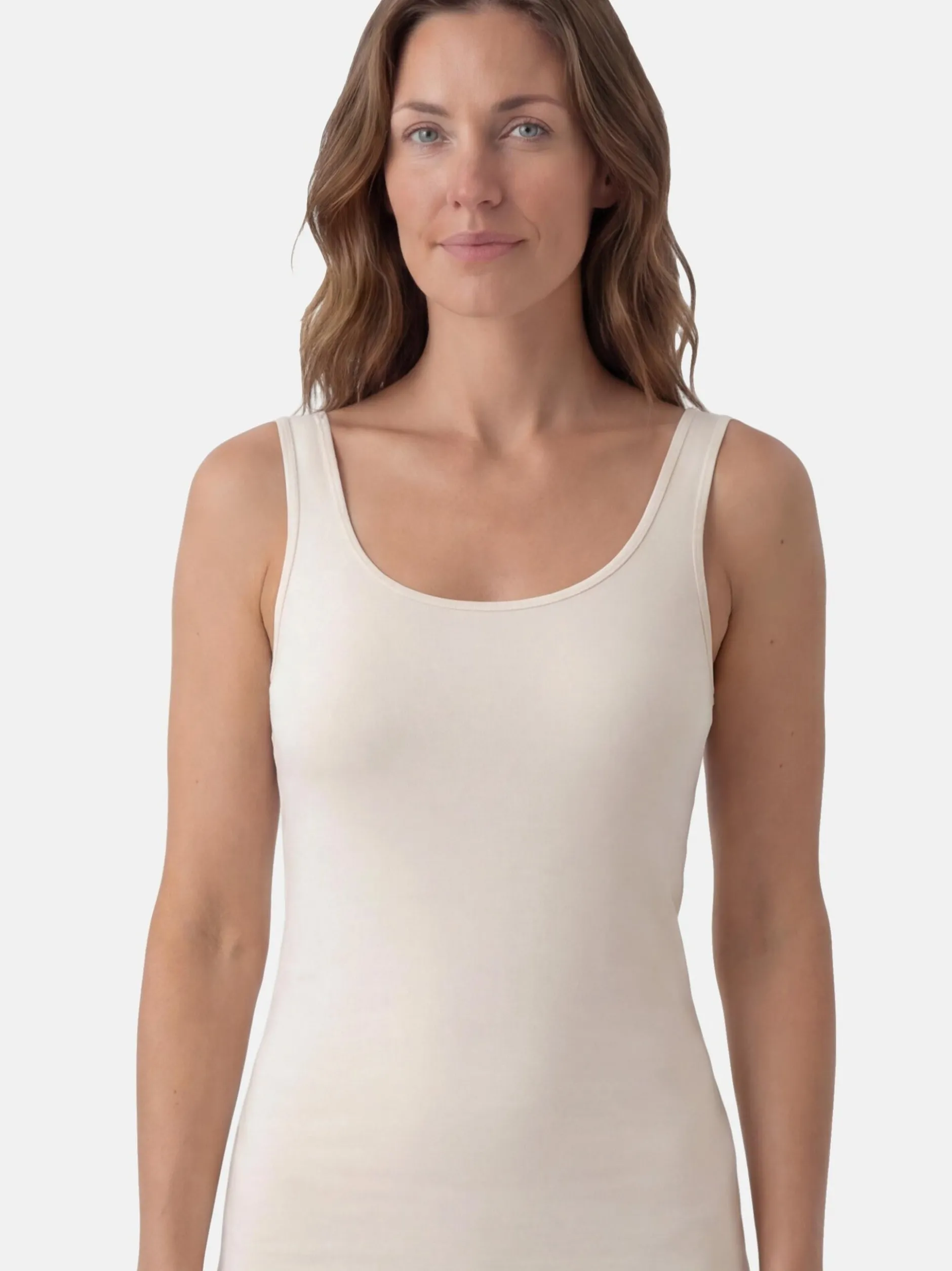 Mey Damen Unterhemden im 3er-Pack in beige