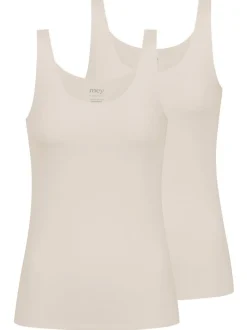 Mey Damen Unterhemd - 2er Pack Simply Better Invisibles in beige