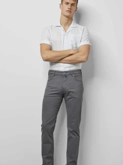 MEYER Herren Baumwollhose - M5 Slim in grau