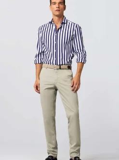 MEYER Herren Chino - Bonn in beige - Länge: lang