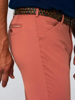 MEYER Herren Chino - CHICAGO in rot - Länge: lang