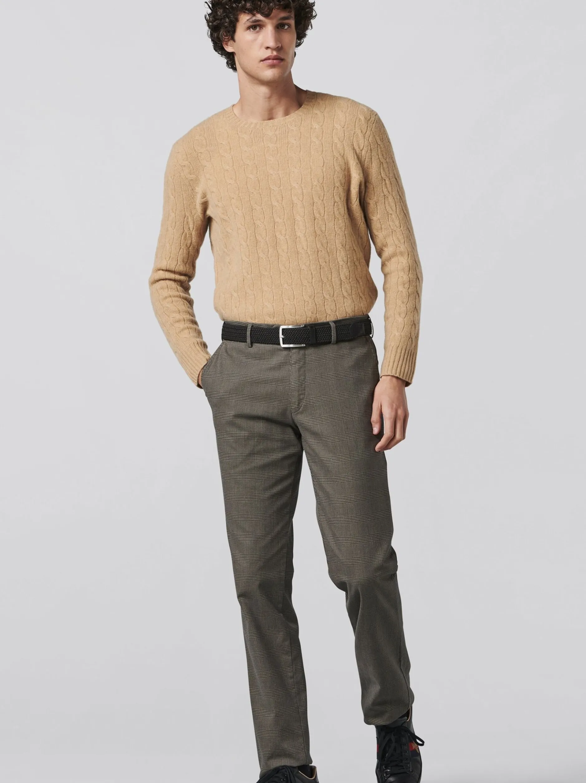 MEYER Herren Chino in taupe - Länge: lang