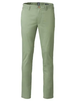 MEYER Herren Chino - M5 Chino in grün - Länge: lang